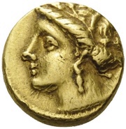 ¼ Stater obverse image