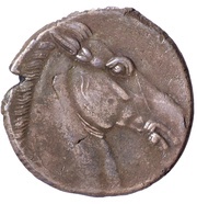 Hexadrachm, Carthaginian Empire, 270 BC - 260 BC reverse image