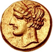 ¼ Stater obverse image