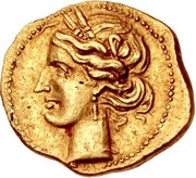¼ Stater obverse image