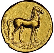 Stater, Carthaginian Empire, 350 BC - 320 BC reverse image