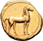 Stater, Carthaginian Empire, 350 BC - 320 BC reverse image