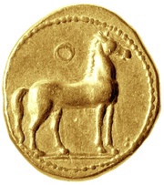 Stater, Carthaginian Empire, 350 BC - 320 BC reverse image