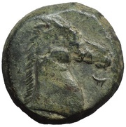 Æ Shekel Carthage; Punic Letter reverse image