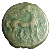 Æ Shekel Carthage reverse image