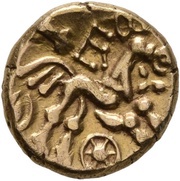 Stater - Commius E-type, Celtic Britain, 45 BC - 30 BC reverse image