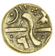 ¼ Stater "Geometric", Celtic Britain, 65 BC - 40 BC reverse image