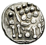 Stater "Atrebatic A", Celtic Britain, 65 BC - 55 BC reverse image