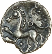Silver Unit, Celtic Britain, 50 BC - 25 BC reverse image
