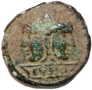 Unit "Trinovantian W" - Cunobeline Janiform obverse image