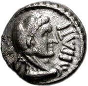 Silver Unit "Atrebatic L" - Epaticcus obverse image