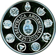 25 Pesos Ibero-American Series - Patacón obverse image