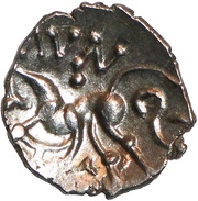 ½ Silver Unit "Corieltauvian J" - Auntcost, Celtic Britain, 5 BC - 1 BC reverse image