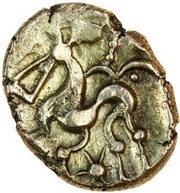 Stater "Corieltauvian D", Celtic Britain, 45 BC - 10 BC reverse image