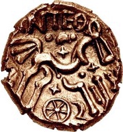 Stater "Dobunnic D" - Antedios, Celtic Britain, 10 BC - 10 AD reverse image