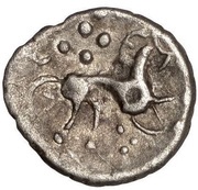 ½ Silver Unit Norfolk Ring Boar type, Celtic Britain, 20 BC - 40 AD reverse image