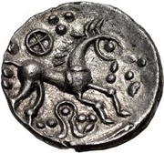 Silver Unit "Icenian C", Celtic Britain, 35 BC - 15 BC reverse image