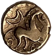 ¼ Stater "Irstead type", Celtic Britain, 30 BC - 10 AD reverse image