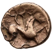 ¼ Stater "Irstead Trefoil type Icenian B", Celtic Britain, 20 BC - 10 AD reverse image