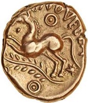 Stater "Trinovantian L" - Dubnovellaunus, Celtic Britain, 30 BC - 25 BC reverse image