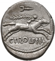 Denarius, Central and Eastern Europe (ancient), 61 BC - 1 BC reverse image