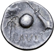 Denarius Roma, Central and Eastern Europe (ancient), 50 BC - 1 BC reverse image