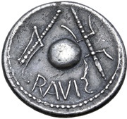Denarius Juno, Central and Eastern Europe (ancient), 50 BC - 1 BC reverse image