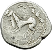2 Denarii, Central and Eastern Europe (ancient), 75 BC - 1 BC reverse image
