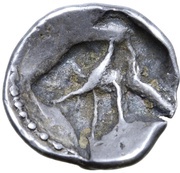 Obol Kapostal Type reverse image
