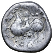 Tetradrachm Kapostal Type, Central and Eastern Europe (ancient), 200 BC - 1 BC reverse image