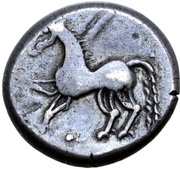 Tetradrachm Brezelohr A Type, Central and Eastern Europe (ancient), 200 BC - 1 BC reverse image