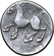 Tetradrachm Wuschelkopf Type, Central and Eastern Europe (ancient), 200 BC - 1 BC reverse image