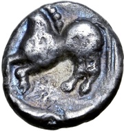 Obol Karlsteiner Art Type, Central and Eastern Europe (ancient), 200 BC - 1 BC reverse image