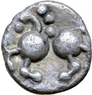 Obol Karlsteiner Art Type, Central and Eastern Europe (ancient), 200 BC - 1 BC reverse image