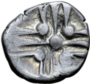 Obol Svicca Type, Central and Eastern Europe (ancient), 100 BC - 1 BC reverse image