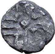 Obol Kugelreiter Type, Central and Eastern Europe (ancient), 100 BC - 1 BC reverse image