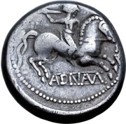 Tetradrachm Adnamati Type, Central and Eastern Europe (ancient), 200 BC - 1 BC reverse image