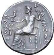 Tetradrachm - Kavaros Kabyle, Central and Eastern Europe (ancient), 225 BC - 218 BC reverse image