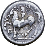 Tetradrachm Philippsreiter Type, Central and Eastern Europe (ancient), 200 BC - 101 BC reverse image