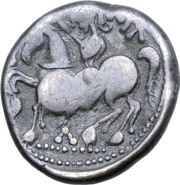Tetradrachm Philippsreiter Type, Central and Eastern Europe (ancient), 200 BC - 101 BC reverse image