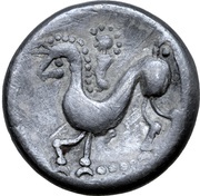 Tetradrachm Velemer ohne Gesichtsrand Type, Central and Eastern Europe (ancient), 200 BC - 101 BC reverse image