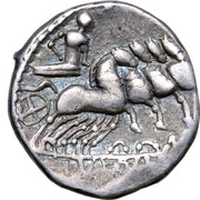 Denarius Hungarian Group, Central and Eastern Europe (ancient), 50 BC - 1 BC reverse image