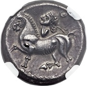 Tetradrachm Kroisbach-Reiterstumpf Type reverse image