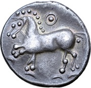 Tetradrachm Slowakischer Type, Central and Eastern Europe (ancient), 200 BC - 101 BC reverse image