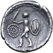 Drachm Verkehrter Lorbeerkranz Type, Central and Eastern Europe (ancient), 300 BC - 201 BC reverse image