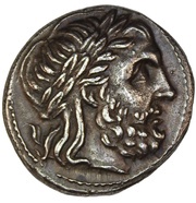 Tetradrachm "Faithful Legend Type" Imitation of tetradrachm of Philip II of Macedon obverse image
