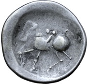 Tetradrachm Sattelkopfpferd Type, Central and Eastern Europe (ancient), 300 BC - 100 BC reverse image