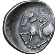 Tetradrachm Sattelkopfpferd Type, Central and Eastern Europe (ancient), 300 BC - 100 BC reverse image