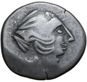 Tetradrachm Sattelkopfpferd Type obverse image