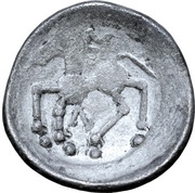 Tetradrachm Sattelkopfpferd Type, Central and Eastern Europe (ancient), 300 BC - 100 BC reverse image